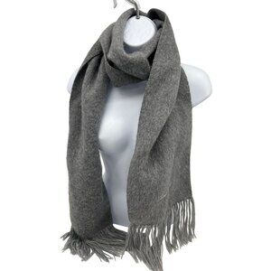 Alpaca Camargo Womens Scarf Classic Cozy Casual Fringe Hem Travel Stitched Logo